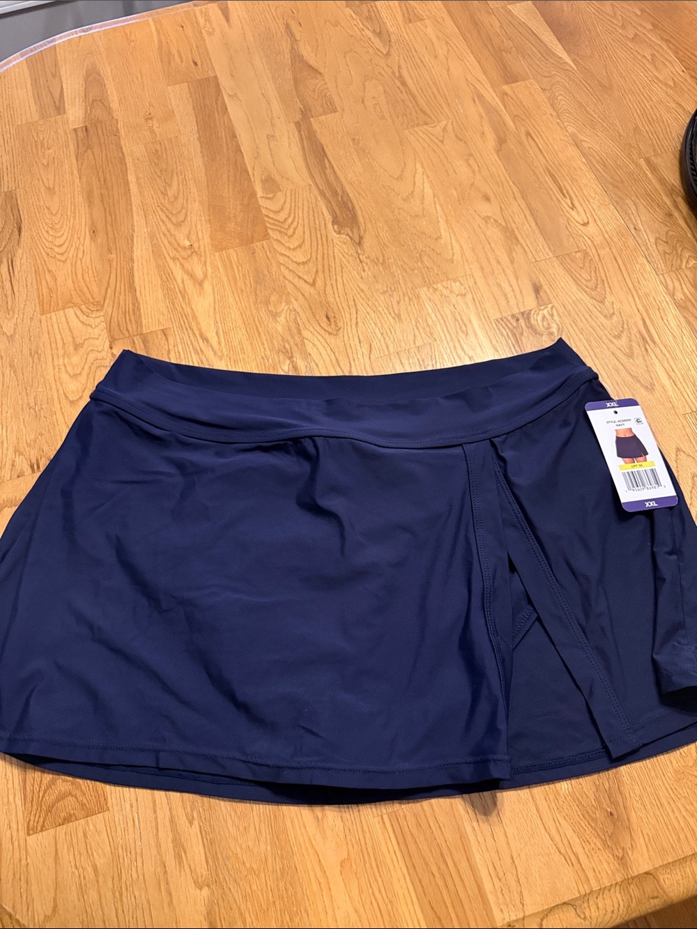Anne Cole Navy Swim Skirt